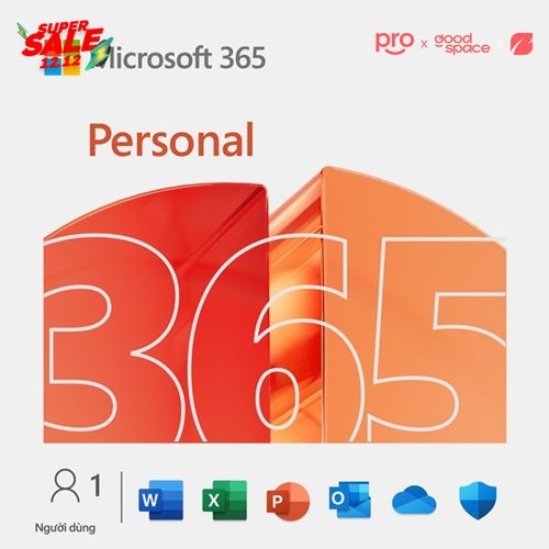 Phần mềm Microsoft Office 365 Personal + AI Copilot 12 tháng 1 tài khoản