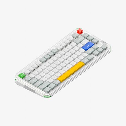 Bàn phím cơ Nuphy Kick75 - Low Profile (Low Profile - Blush Nano Switch - Ionic White - Mới, Full box, Nhập khẩu)