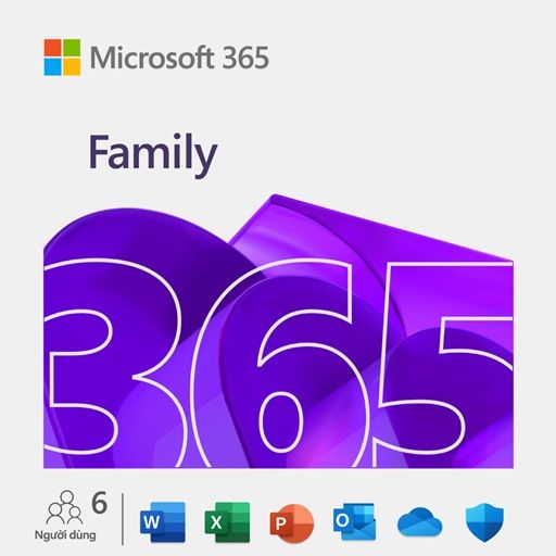 Phần mềm Microsoft Office 365 FAMILY + AI Copilot