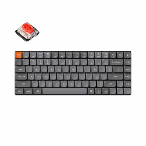 Bàn phím cơ Keychron K3 Max QMK/VIA Ultra-slim Gateron 2.0 Red Switch - RGB Backlight K3M-H1