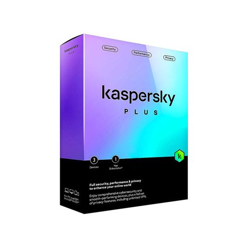 Phần mềm Diệt Virus Kaspersky Plus 3U (3 thiết bị/ 12 tháng)