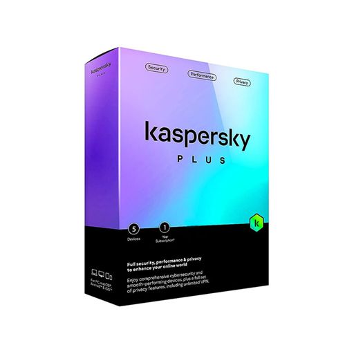Phần mềm Diệt Virus Kaspersky Plus 5U (5 thiết bị/ 12 tháng)