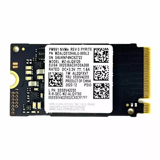 SSD Samsung 256GB NVME M2 2242