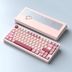 Bàn phím cơ Rainy75 Aluminum CNC (304 Stainless Steel Weight (Tạ Thép) - RGB - Pink - Mới, Full box, Nhập khẩu)
