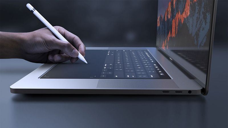 Sẽ ra sao nếu MacBook được trang bị bàn phím cảm ứng?