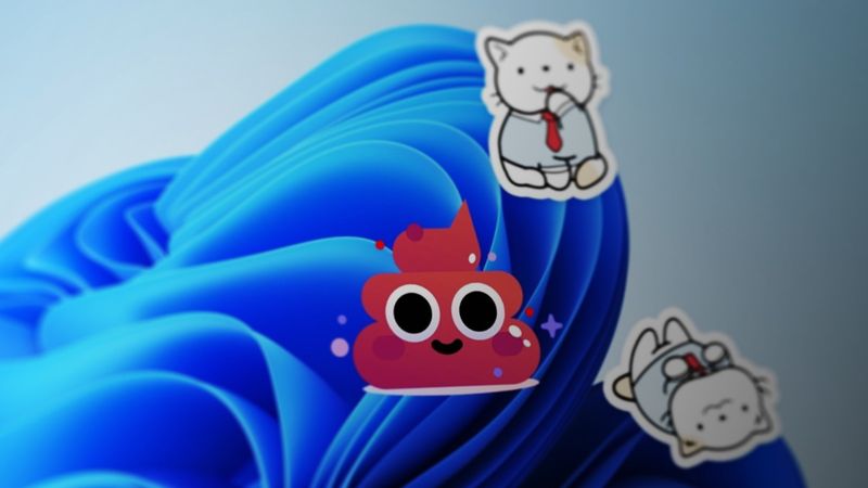 Một vé về tuổi thơ với cách kích hoạt Stickers trên màn hình Windows 11