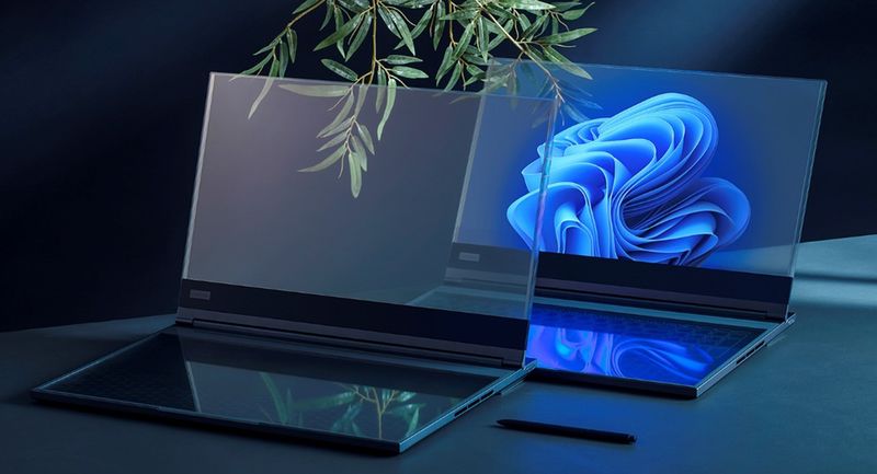 Lenovo chuẩn bị tung ra laptop với màn hình... trong suốt?