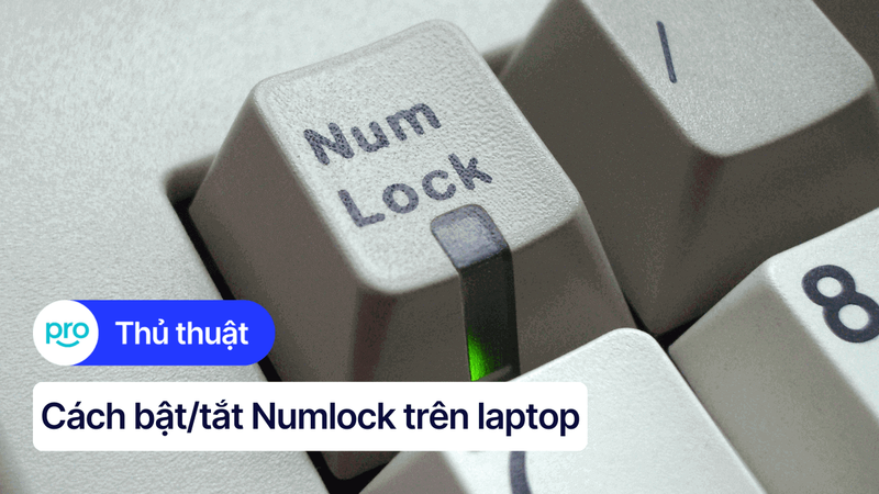 Numlock là gì? Cách bật/tắt Numlock trên laptop HP, Acer, Dell,...