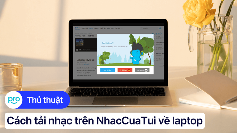 Cách tải nhạc trên NhacCuaTui về laptop đơn giản, nhanh chóng
