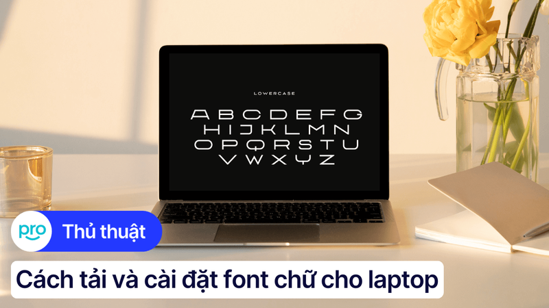 Cách tải và cài đặt font chữ cho laptop Windows, macOS chi tiết