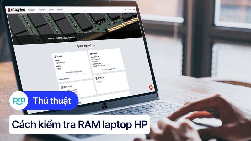 Thay RAM laptop HP: Cách kiểm tra RAM và lưu ý quan trọng