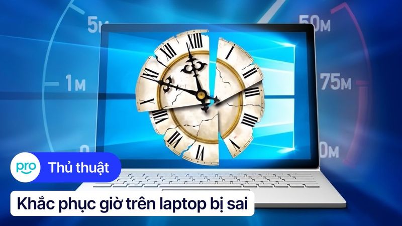 Giờ trên laptop bị sai: Nguyên nhân và cách khắc phục hiệu quả
