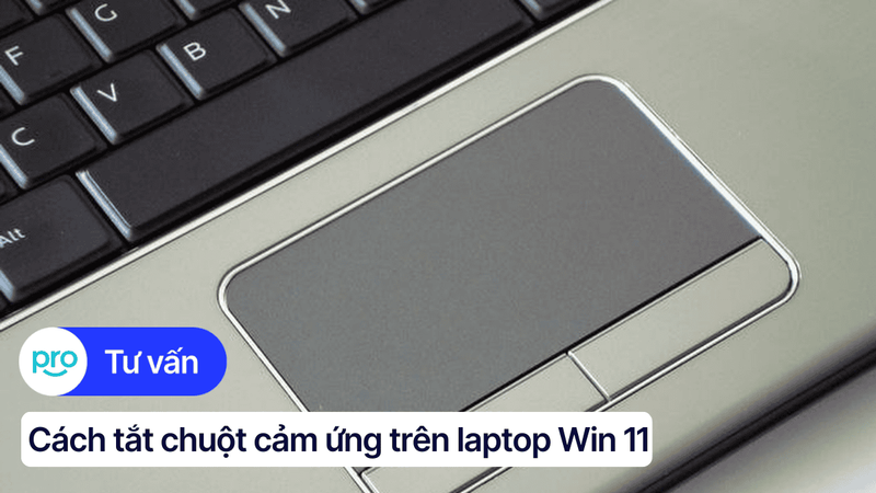 3 cách tắt chuột cảm ứng trên laptop Win 11 nhanh chóng