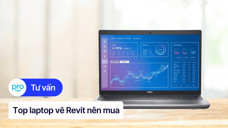 Cấu hình laptop chạy Revit? Top laptop vẽ Revit dưới 30 triệu