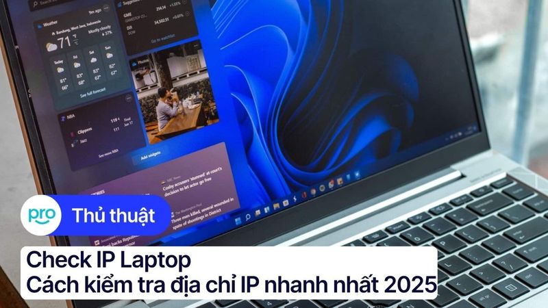 Check IP laptop: Cách kiểm tra địa chỉ IP nhanh nhất 2025