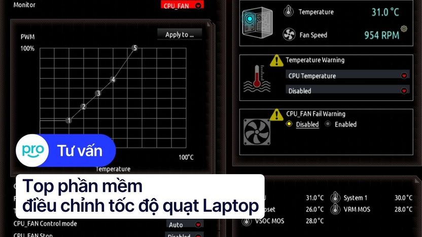 Top 10 phần mềm điều chỉnh tốc độ quạt laptop hiệu quả