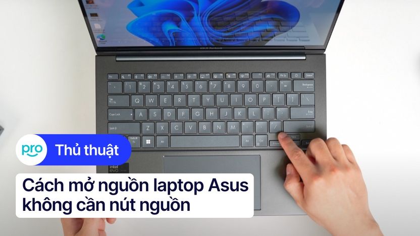 Cách mở nguồn laptop Asus không cần nút nguồn chi tiết