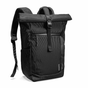 Balo Tomtoc Roll Top Laptop BlackPack Travel Commute Casual DayPack - T61 (Black - Mới, Full box, Chính hãng)