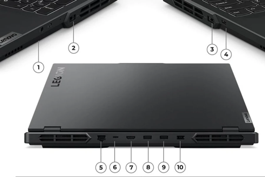 Các cổng kết nối được tích hợp trên Lenovo Legion Pro 5 16IRX9 83DF0047VN