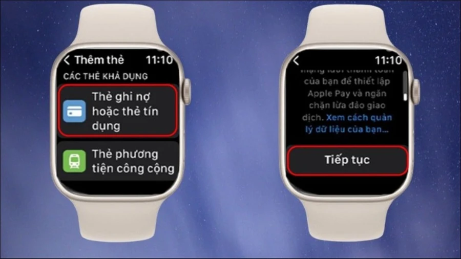 Hướng dẫn thêm thẻ vào Apple Pay trên Apple Watch