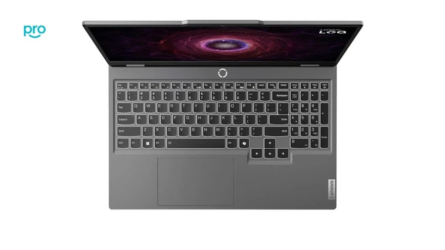 Thiết kế bàn phím và touchpad của LOQ 15ARP9 AI