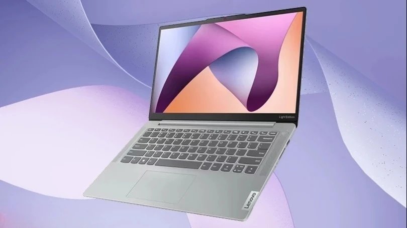 IdeaPad Slim 5 14ABR8 82XS0006VN sở hữu diện mạo thanh lịch với gam màu Cloud Grey