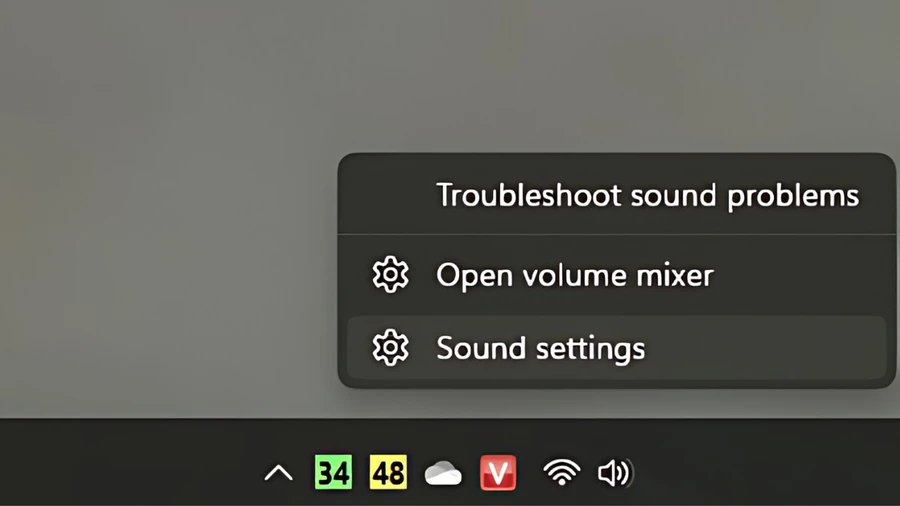 Nhọn Sound settings