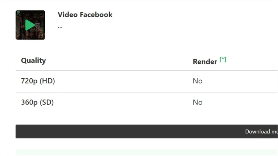 Chọn chất lượng video mong muốn