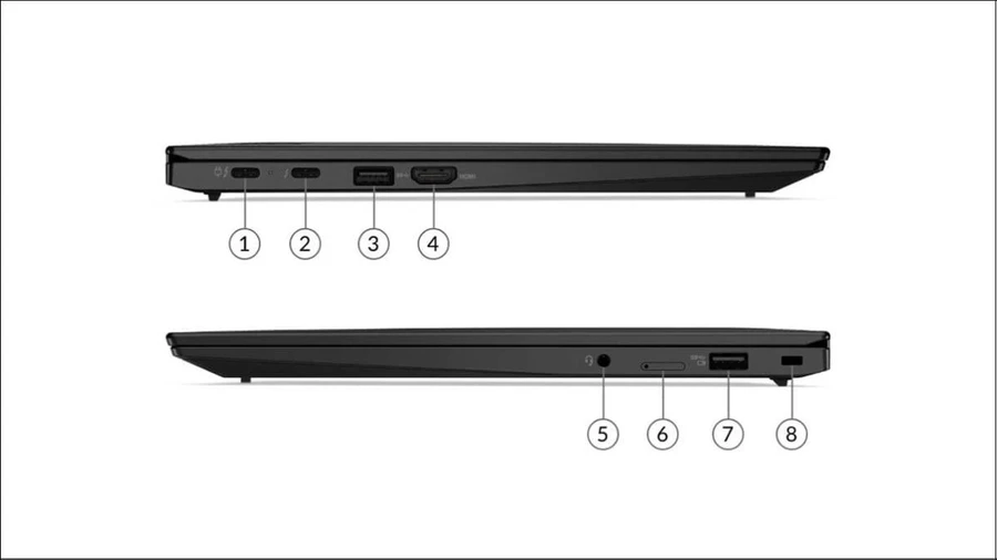 Cổng kết nối đa dạng trên ThinkPad X1 Carbon gen 9