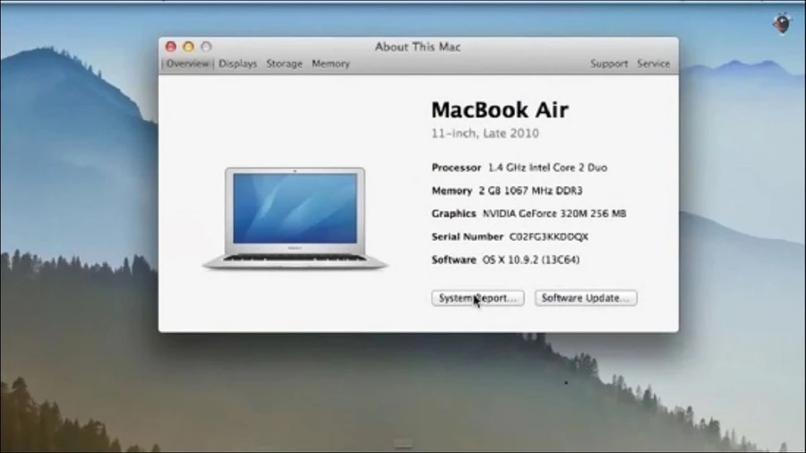 Mở menu Apple ở góc trên bên trái màn hình, chọn 