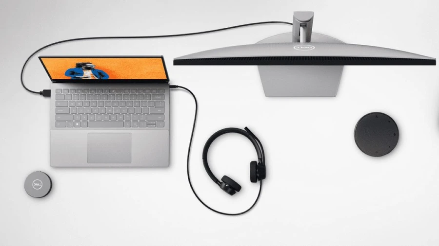 Bàn phím đèn nền Dell Inspiron 5425 với bố cục hợp lý