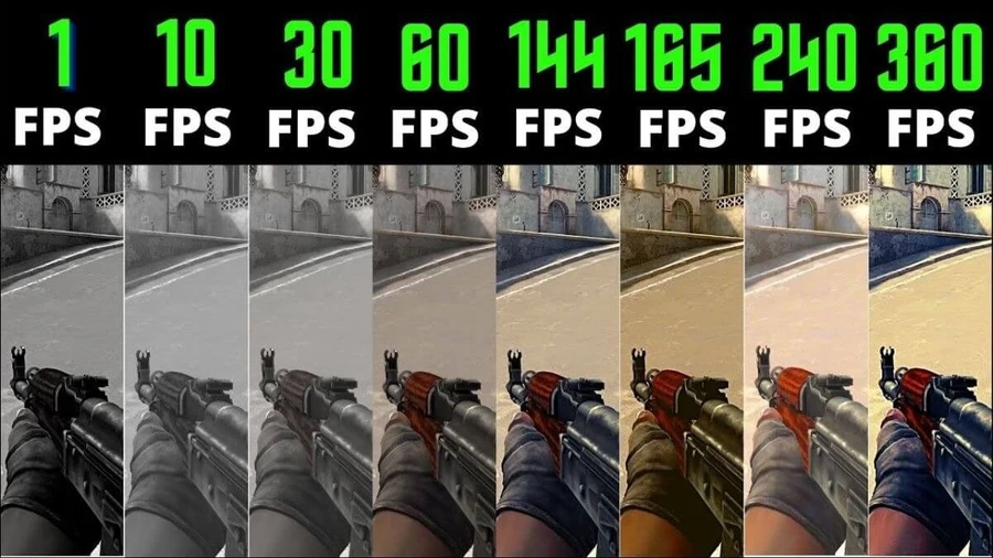 So sánh trải nghiệm người dùng ở từng mức FPS khác nhau