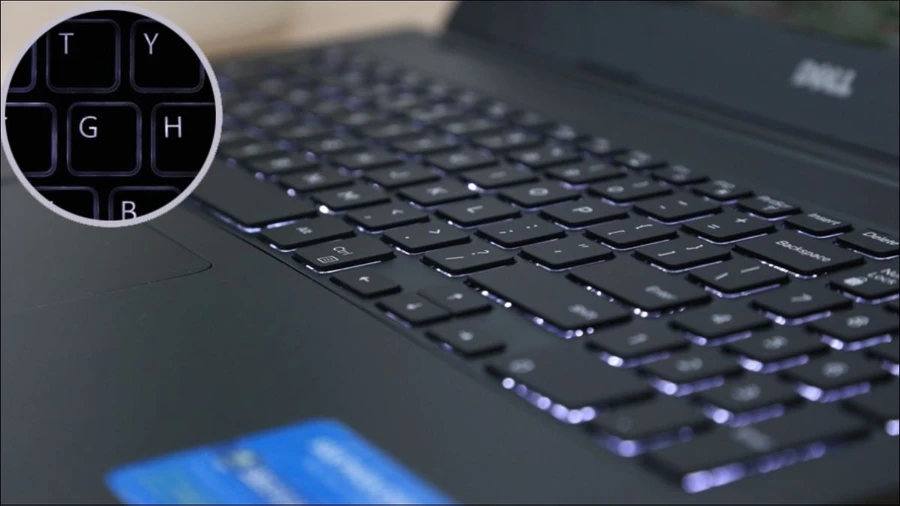 Đèn bàn phím ở laptop Dell Inspiron 15