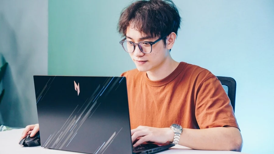 Vẻ ngoài của laptop Acer Nitro 5