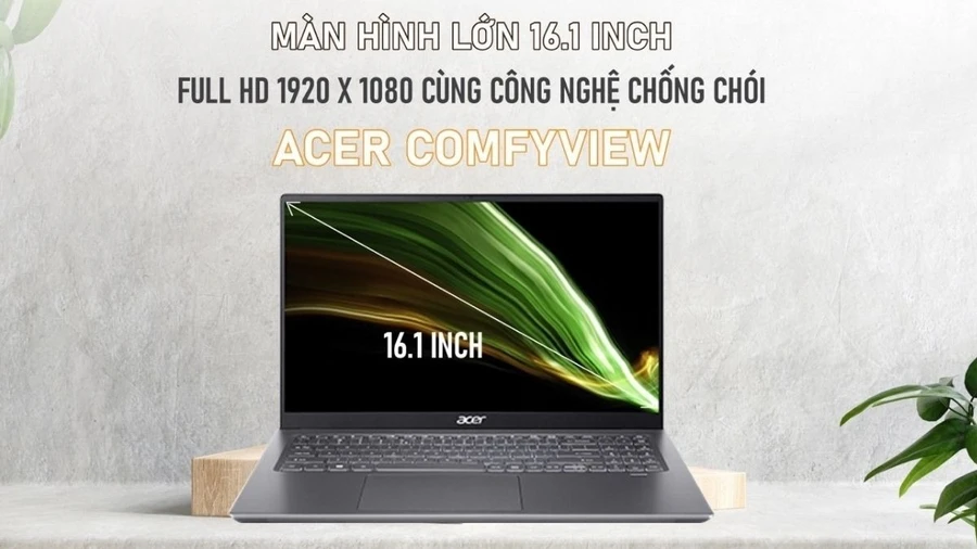Acer ComfyView có khả năng chống chói vượt trội