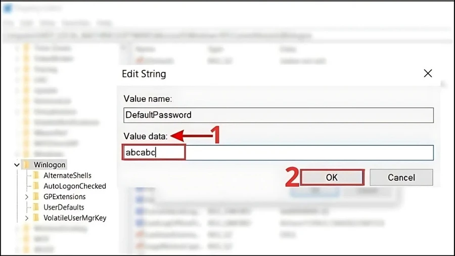Đặt mật khẩu dưới dạng plain text