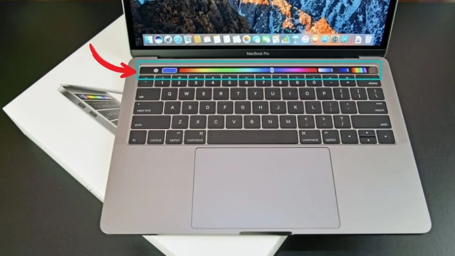 MacBook touch bar