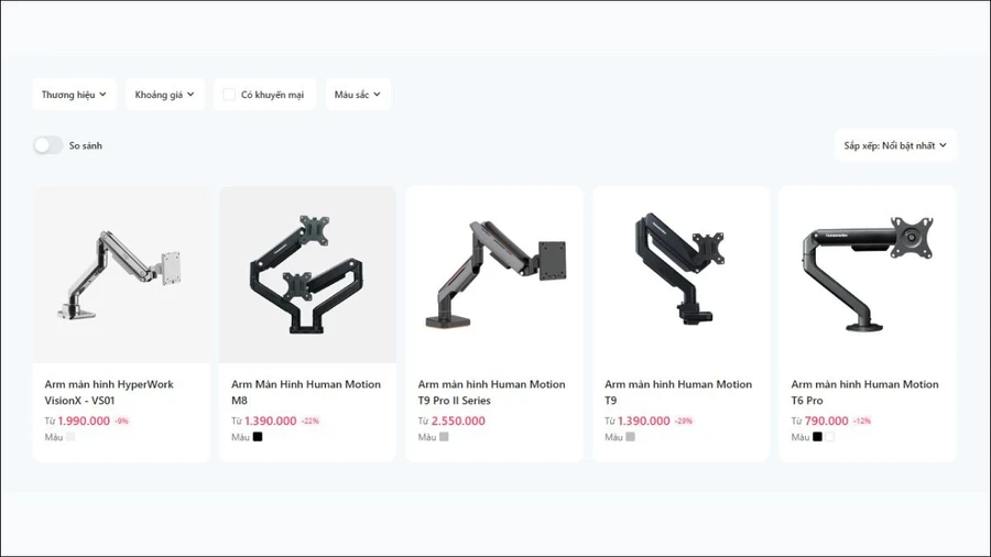 Arm đỡ màn hình ThinkPro