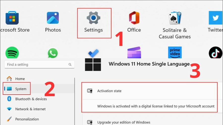 Kích hoạt lại Windows bằng key bản quyền