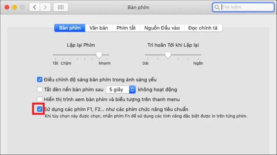 Xác định cách hoạt động của phím chức năng Fn