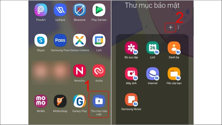 Thêm Messenger làm thư mục bảo mật