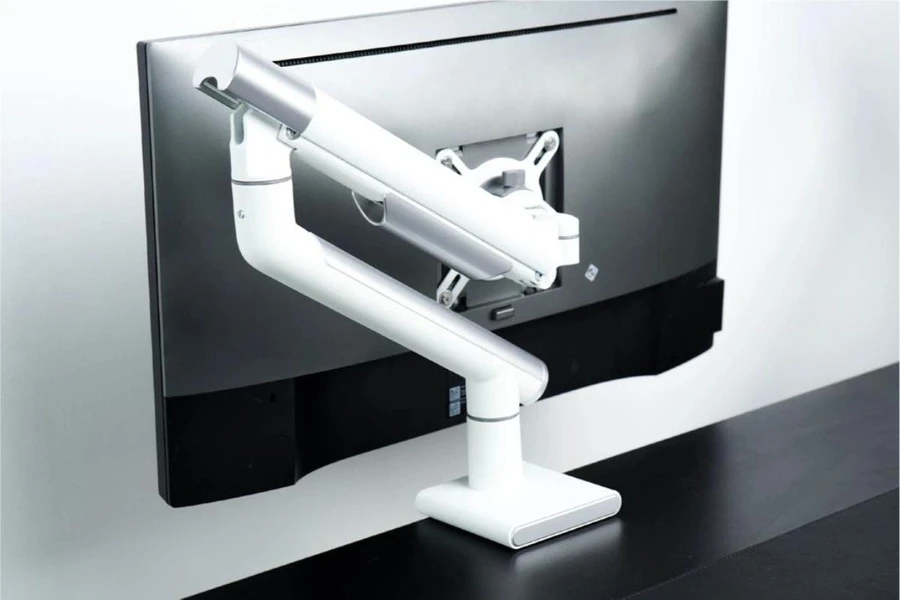 Arm màn hình Human Motion T7 được thiết kế linh hoạt, đẹp mắt với từng đường nét cứng cáp