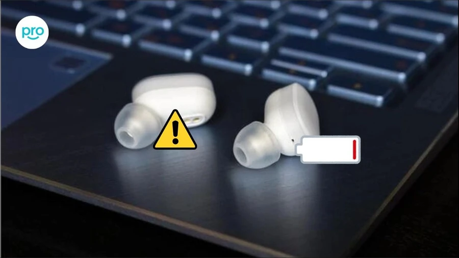 Pin yếu hoặc lỗi phần cứng khiến tai nghe không hoạt động