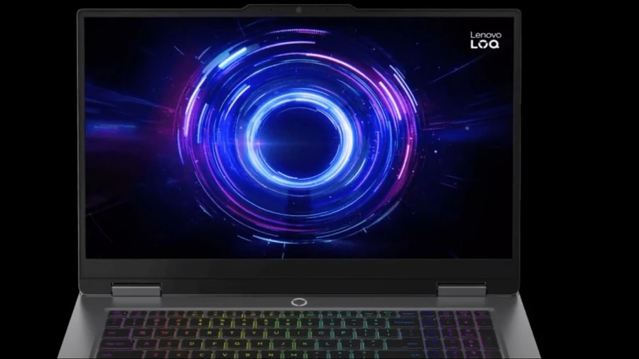 Lenovo LOQ 17 2025 sở hữu màn hình 17 inch, tấm nền IPS với độ phân giải Full HD (1920x1080)