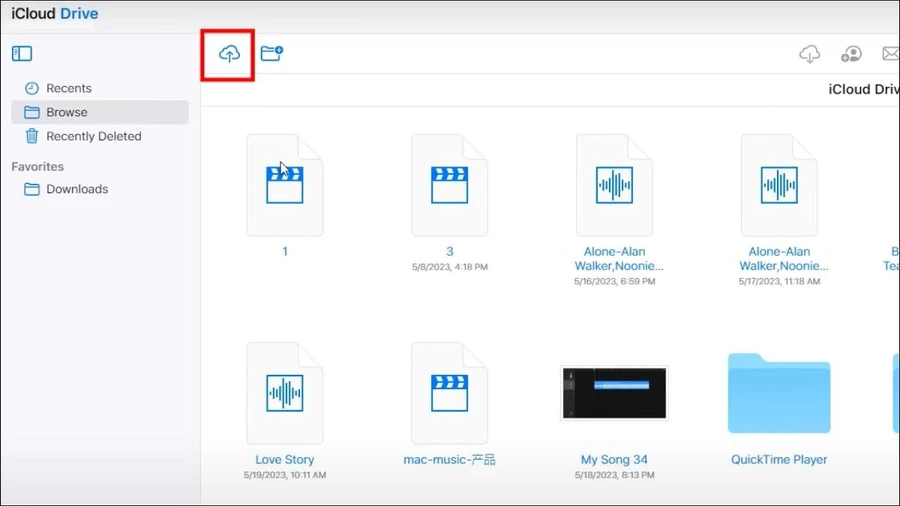 Tải nhạc lên iCloud bằng cách sử dụng Apple Music trên laptop, lưu ý rằng bạn cần phải đăng ký Apple Music và bật tính năng Đồng bộ hóa thư viện để tải nhạc lên.