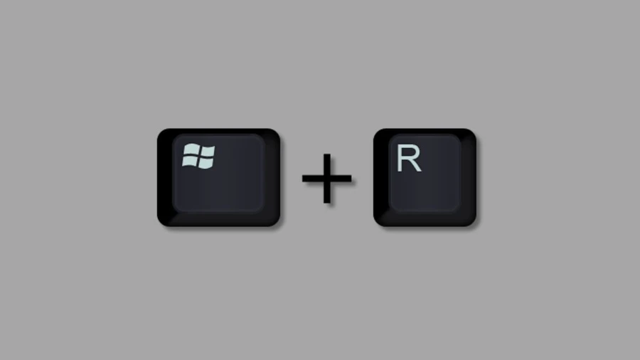 Nhấn tổ hợp phím Windows + R để mở hộp thoại Run.