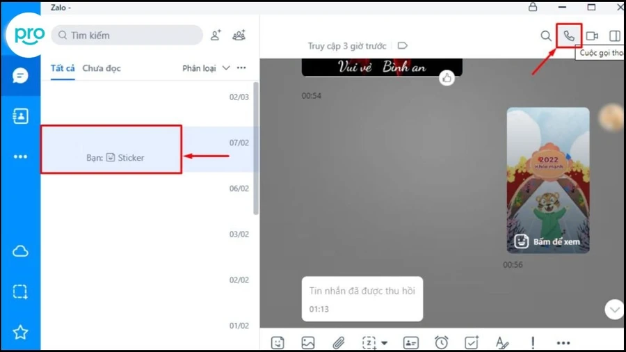 Bước 3: Chọn người bạn muốn gọi >Thực hiện cuộc gọ