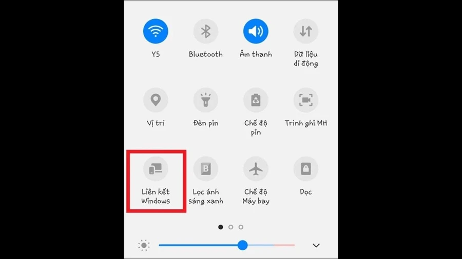 Chọn Liên kết với Windows
