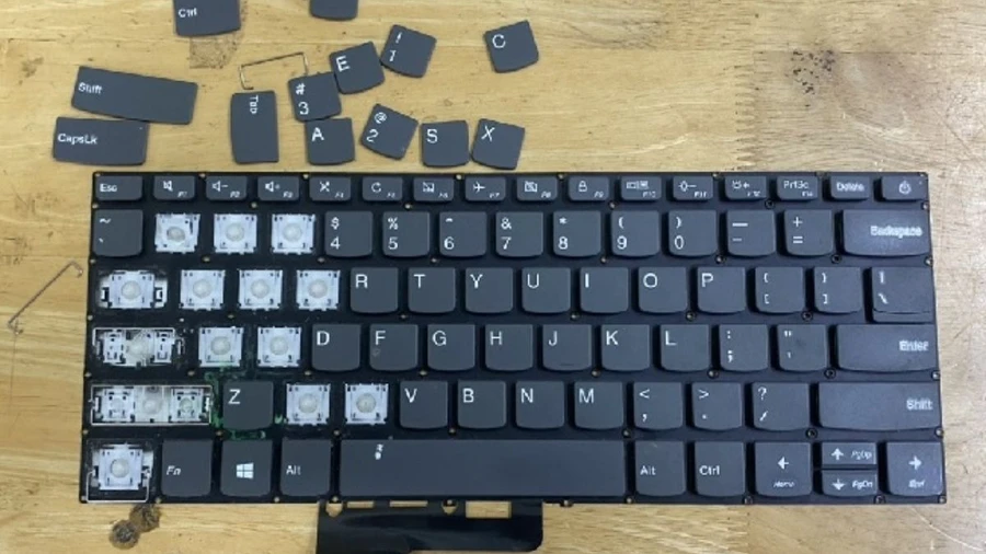  Núm phím laptop bị hỏng