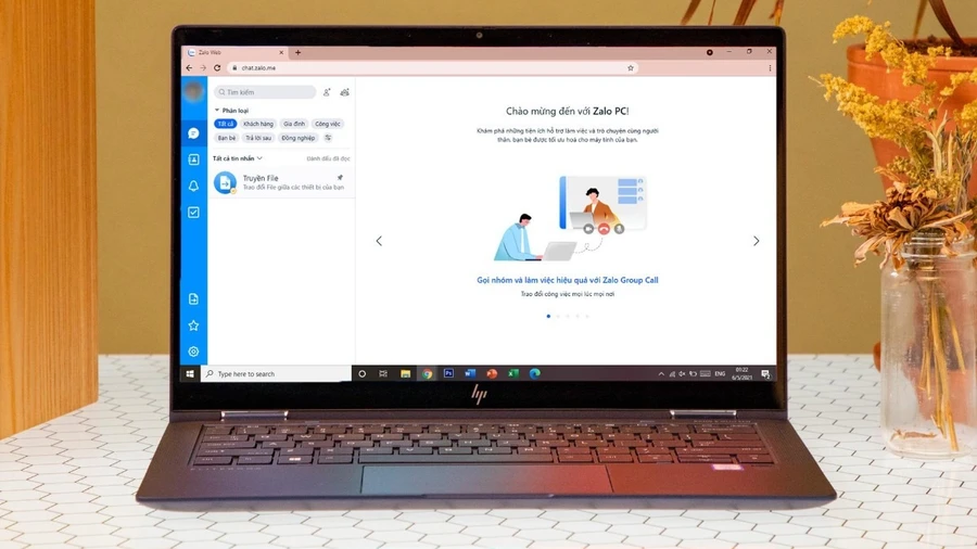 Zalo trên laptop cho phép bạn gửi file có dung lượng lớn hơn